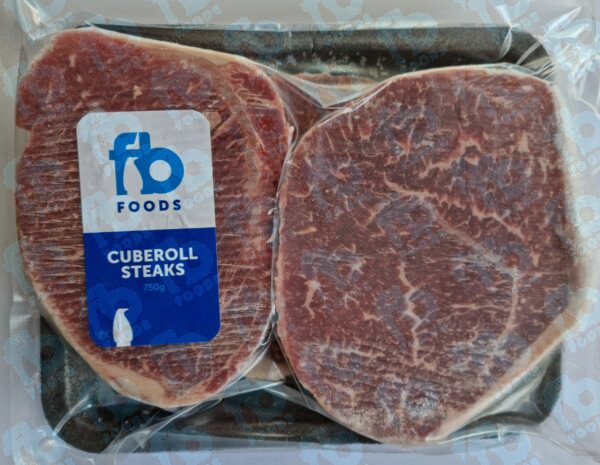 Beef Cuberoll Steaks x 750gr - Image 2
