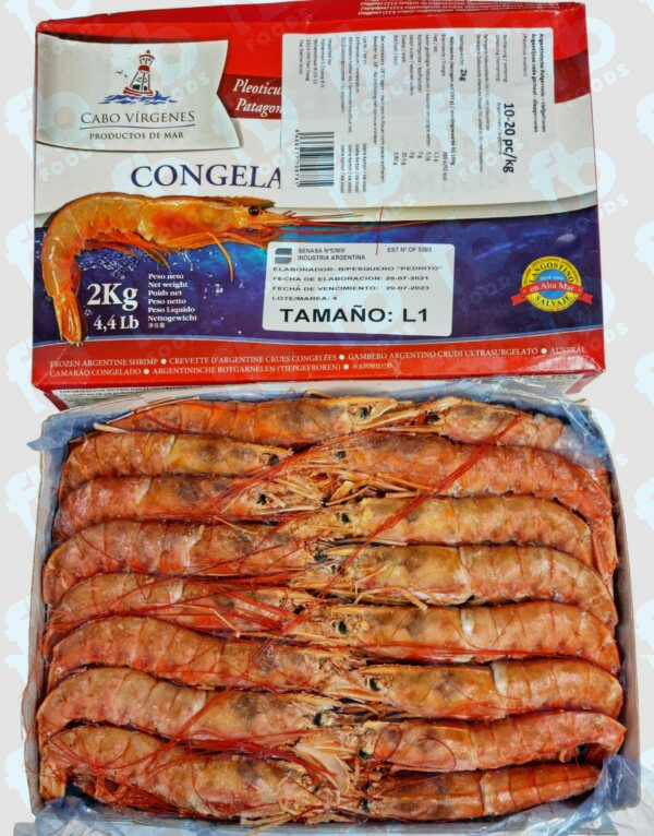 L1 Argentinian Red Prawns 30-40pc - Image 2